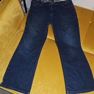 DKNY SOHO Dark Blue Flare Women's Jeans